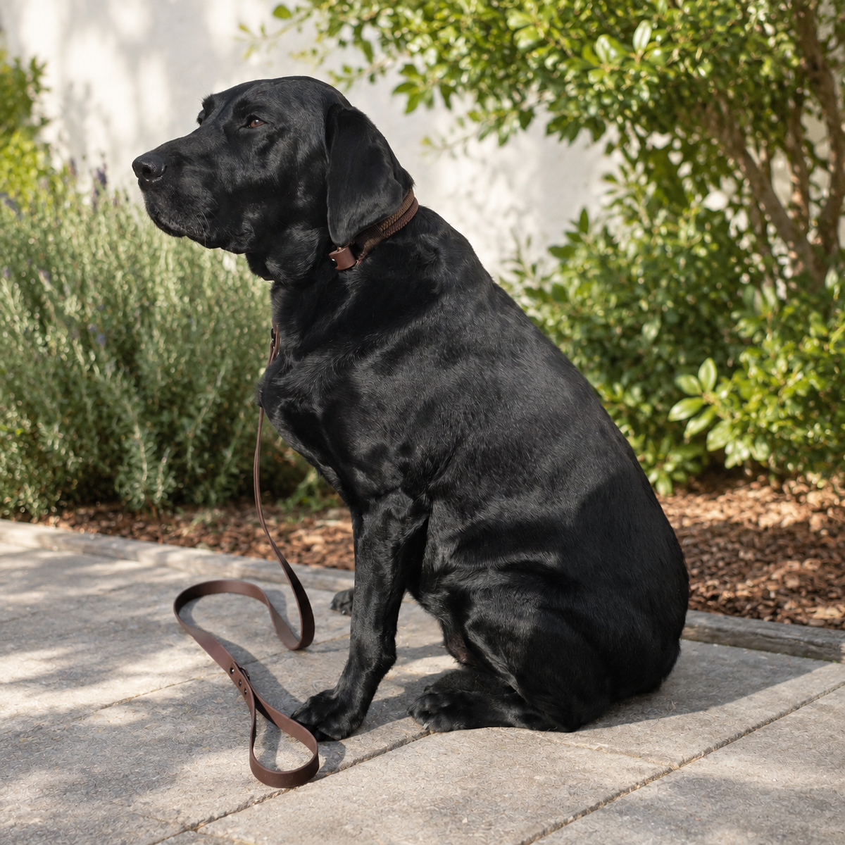 Chocolate Collar & Lead