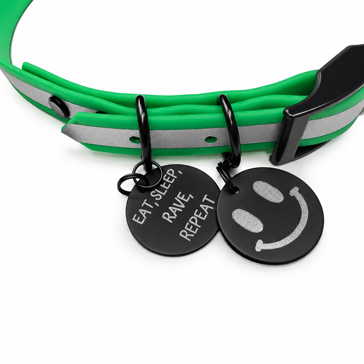 Acid Green Collar & Lead