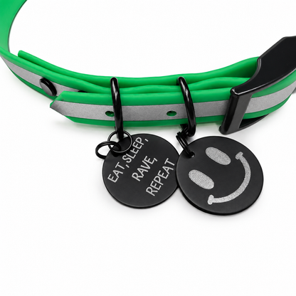 Acid Green Collar & Lead