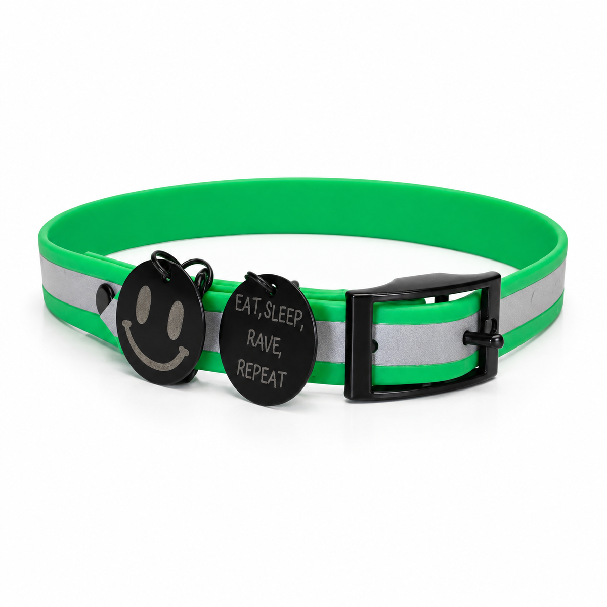 Acid Green Collar & Lead